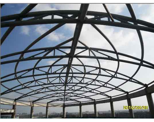 滕州中煤朔州宾馆管桁架工程